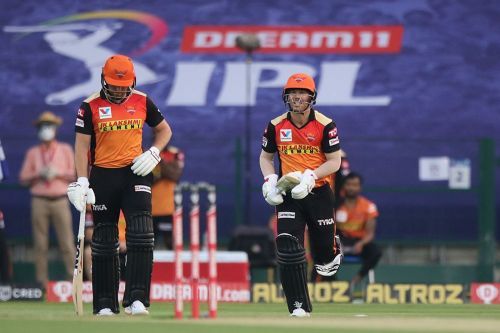 Can the SRH openers put up a good show against KXIP today?