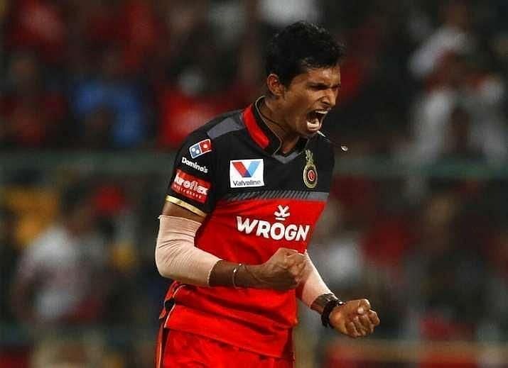 Navdeep Saini. Pic: BCCI/IPLT20.COM