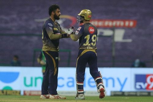 Varun Chakravarthy returned figures of 1 for 28 versus CSK last night (Image Credits: IPLT20.com)