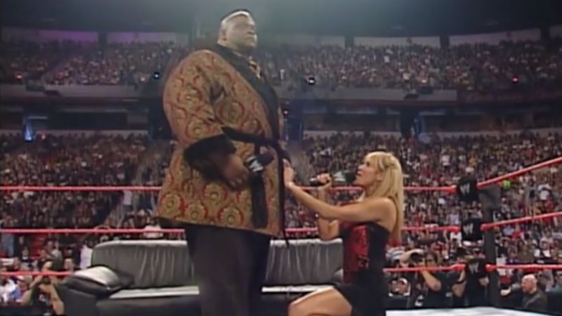 Lilian Garcia proposed to Viscera at WWE Vengeance 2005