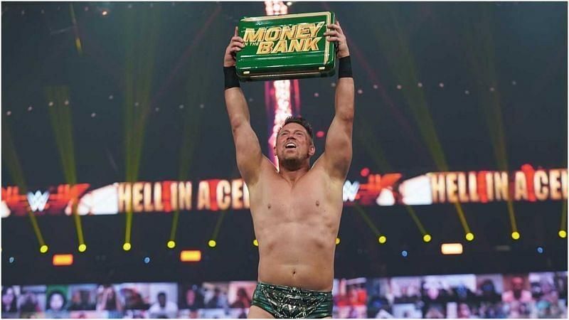 The Miz holds the Money in the Bank briefcase