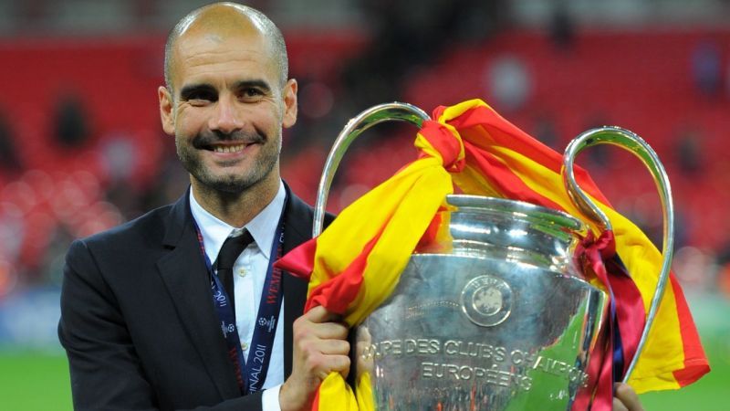 Pep Guardiola won two Champions League titles as a manager.