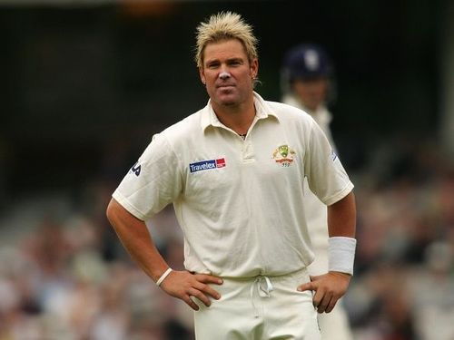 Shane Warne during the historic 2005 Ashes