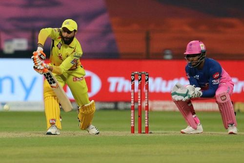 The CSK batting just couldn't gain any momentum in their match against RR [P/C: iplt20.com]