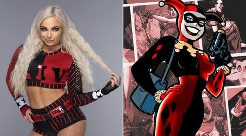 Liv Morgan and Harley Quinn