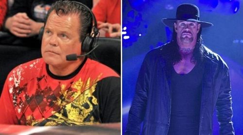 Jerry Lawler (L) and The Undertaker (R)