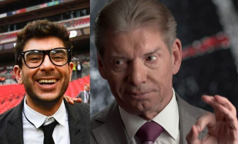 AEW President Tony Khan; WWE Chairman Vince McMahon