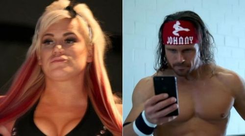 Taya Valkyrie and John Morrison