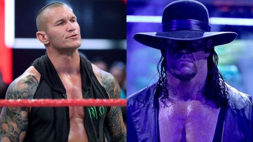 Randy Orton (left); The Undertaker (right)