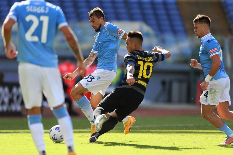 Lautaro Martinez has scored three goals in the Serie A for Inter Milan this season.