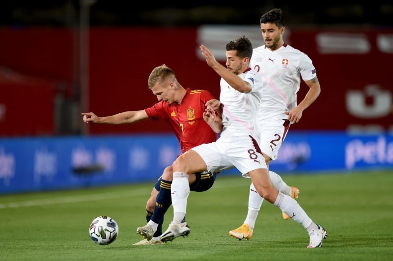 Switzerland struggled against Spain