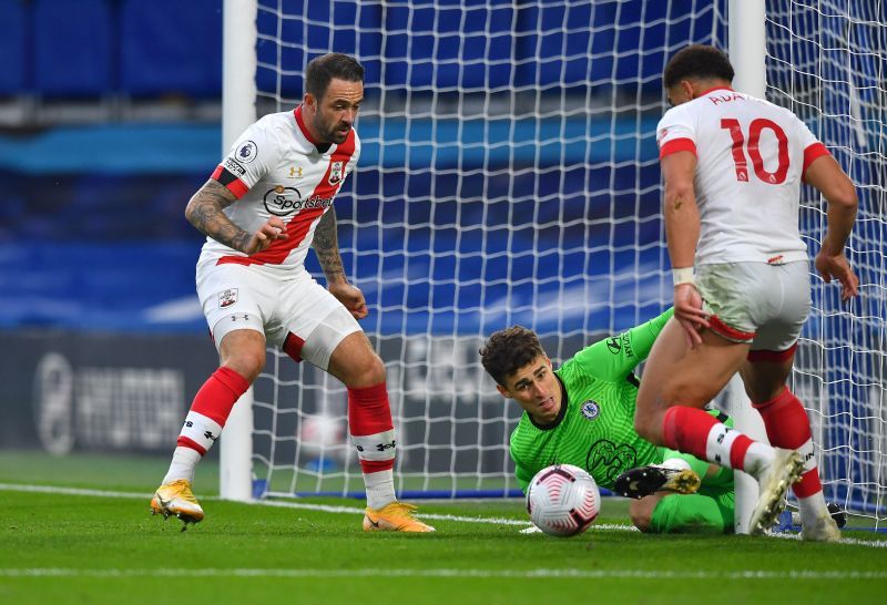 Arrizabalaga's awkward moment led to Che Adams' goal