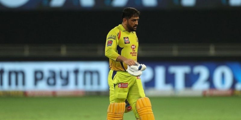 MS Dhoni has had a poor IPL 2020 with the bat for CSK.