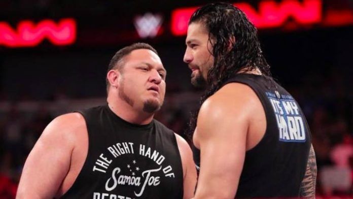 Samoa Joe and Roman Reigns