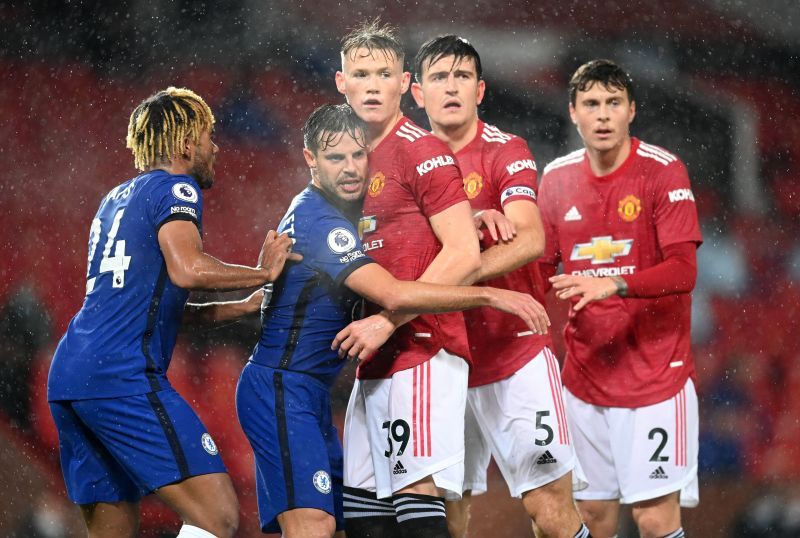 Lindelof (far right) was excellent at the back for United