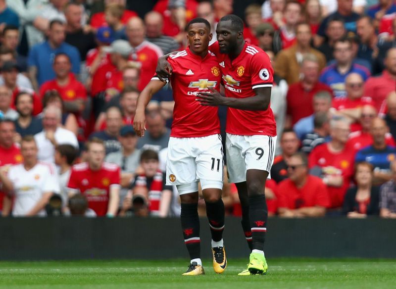 Anthony Martial and Romelu Lukaku