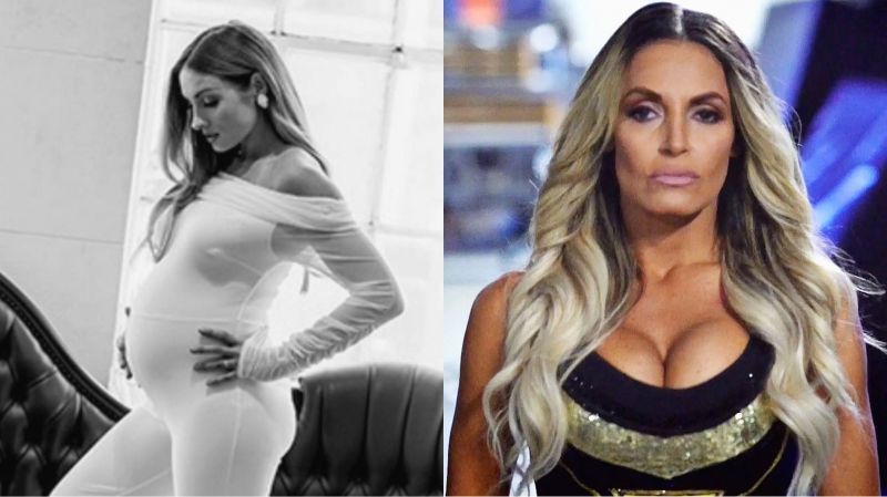 Becky Lynch (left) and Trish Stratus (right)