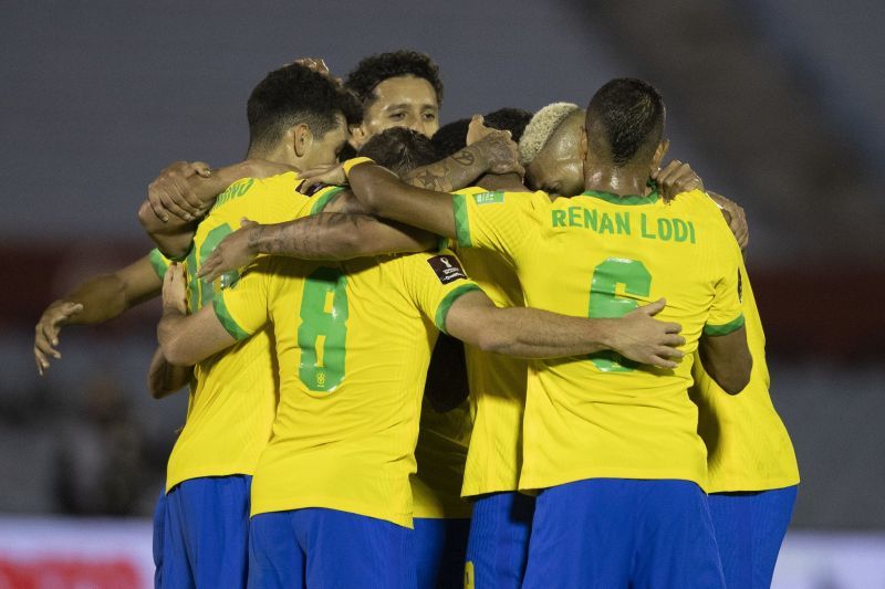 Brazil coasted to a 2-0 win against Uruguay in the World Cup qualifiers