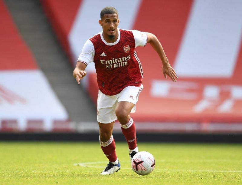 William Saliba is yet to appear for Arsenal in the Premier League.