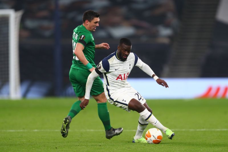 Tanguy Ndombele shone in Tottenham's midfield tonight.