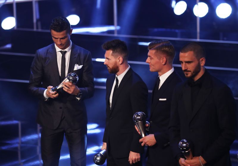 Lionel Messi and Cristiano Ronaldo have been nominated for the top honor at The Best FIFA Football Awards