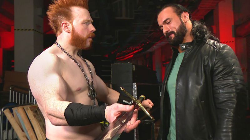 Is Drew McIntyre going to be hanging on to Mr. McMahon&#039;s sword for a while?