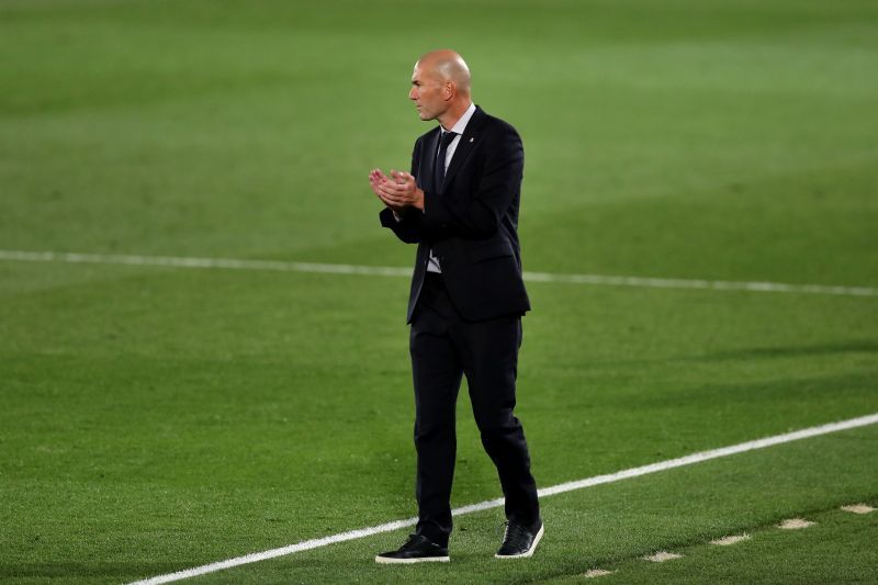 Real Madrid manager Zinedine Zidane