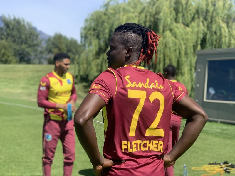 Andre Fletcher in the new jersey [Cricket West Indies]