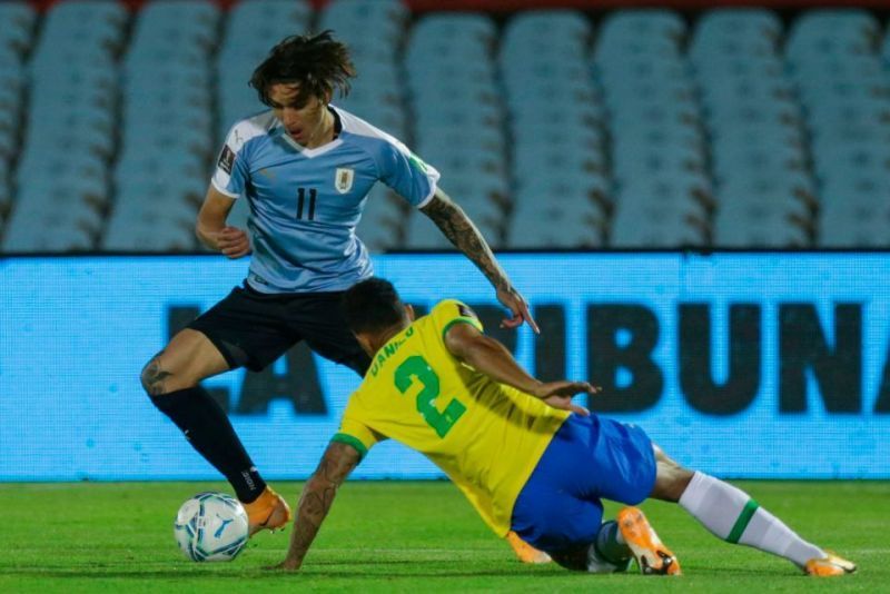 Uruguay left a lot to be desired in attack against Brazil.