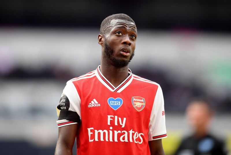 Nicolas Pepe is not happy with his lack of game time at Arsenal