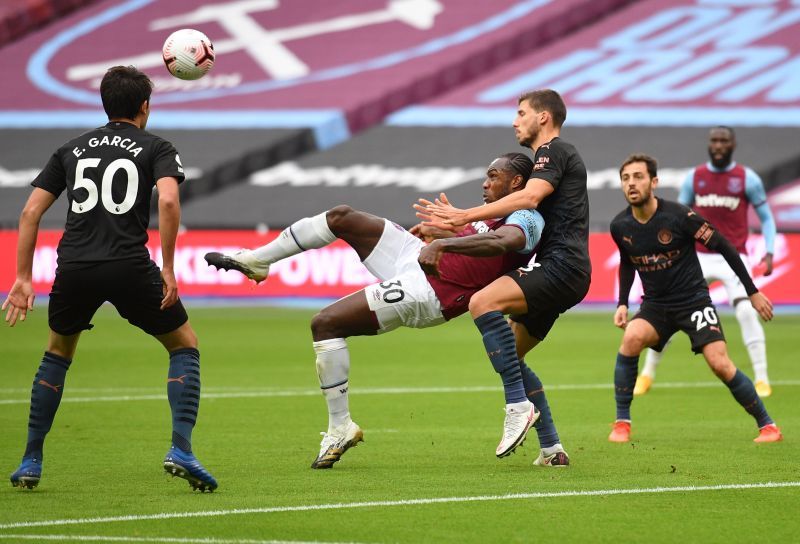 Michail Antonio scored a wonderful acrobatic goal against Manchester City last week
