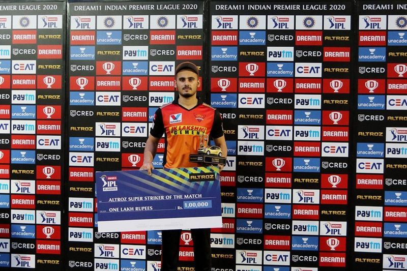 Abdul Samad provided a glimpse of his potential in IPL 2020 [P/C: iplt20.com]