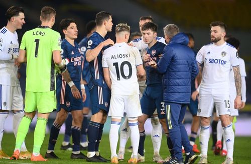 Leeds United hosted Arsenal at Elland Road