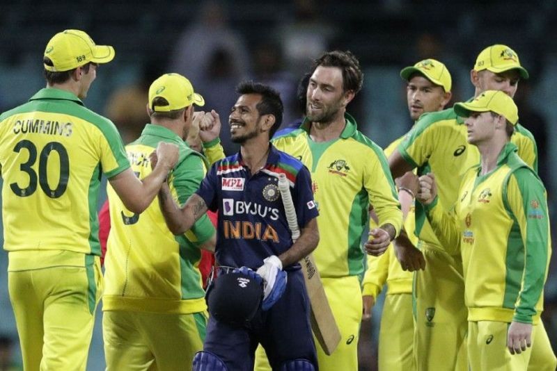 Chahal didn't have much to smile about with ball in hand.