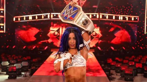 Sasha Banks defeated Bayley to win the WWE SmackDown Women's Championship at Hell in a Cell