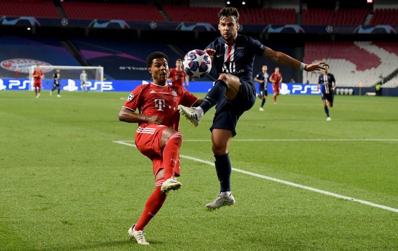 Juan Bernat in action for PSG