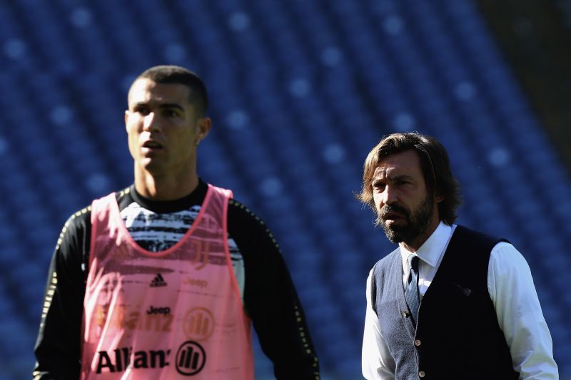 Cristiano Ronaldo and Andrea Pirlo