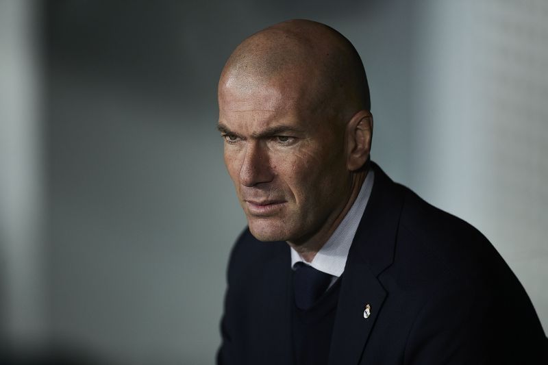 Real Madrid boss Zinedine Zidane