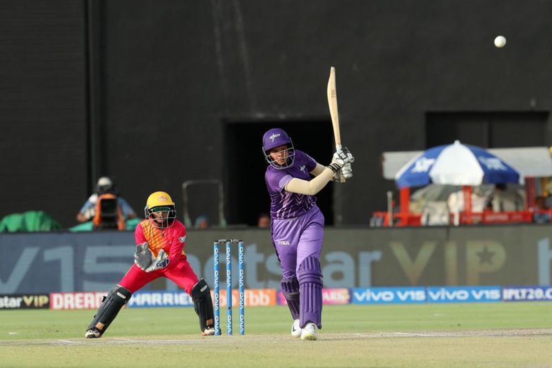 Shafali Verma in action for Velocity. Image credits - IPL