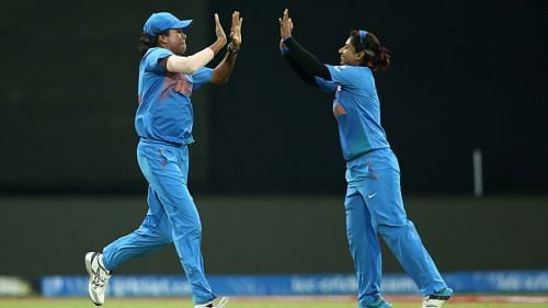 Jhulan Goswami and Mithali Raj