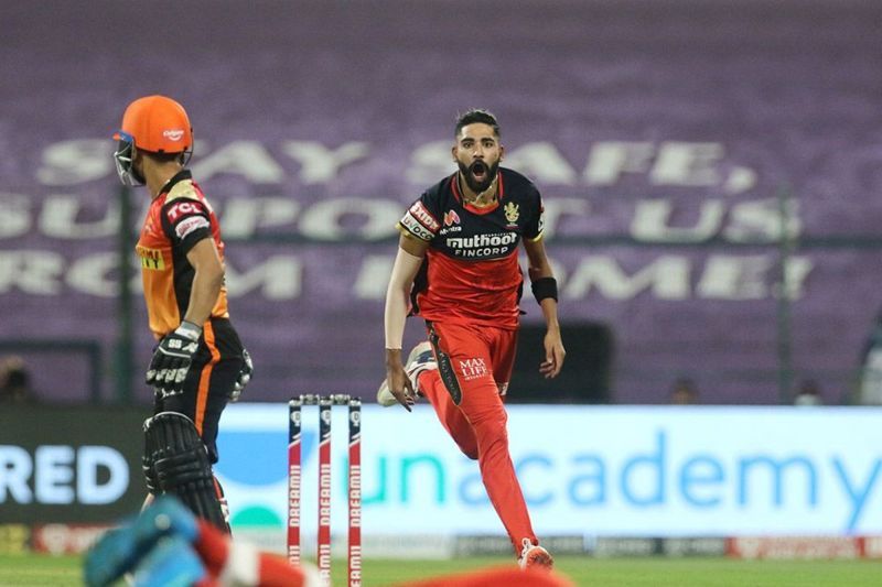 Mohammed Siraj has given a decent account of himself in IPL 2020 [P/C: iplt20.com]