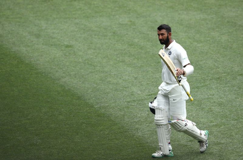 Cheteshwar Pujara racked up 194 runs across 2 innings in the Adelaide Test in 2018