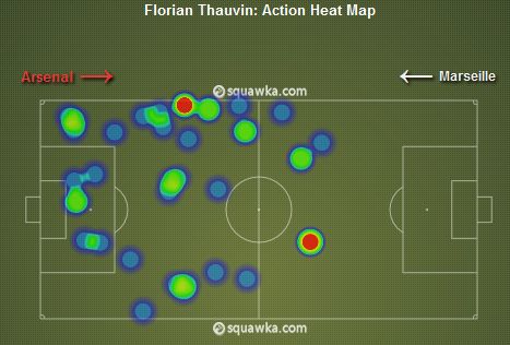 Florian Thauvin Heat Map