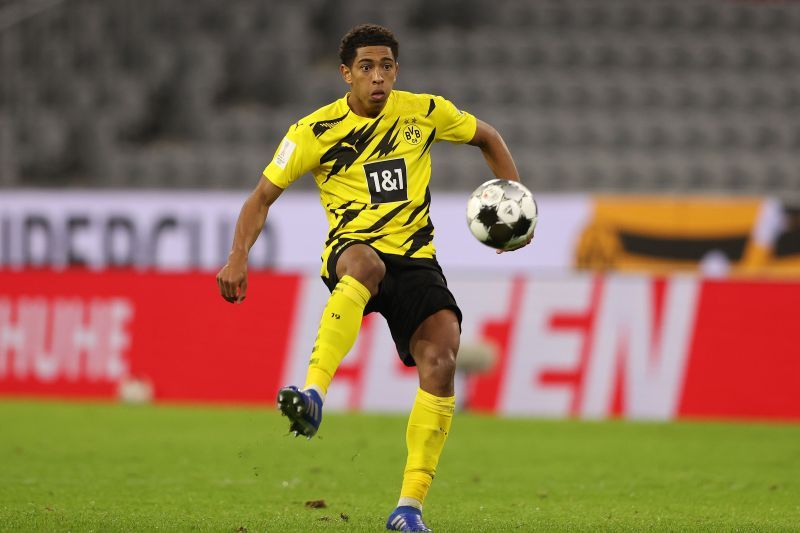 Jude Bellingham in action for Borussia Dortmund