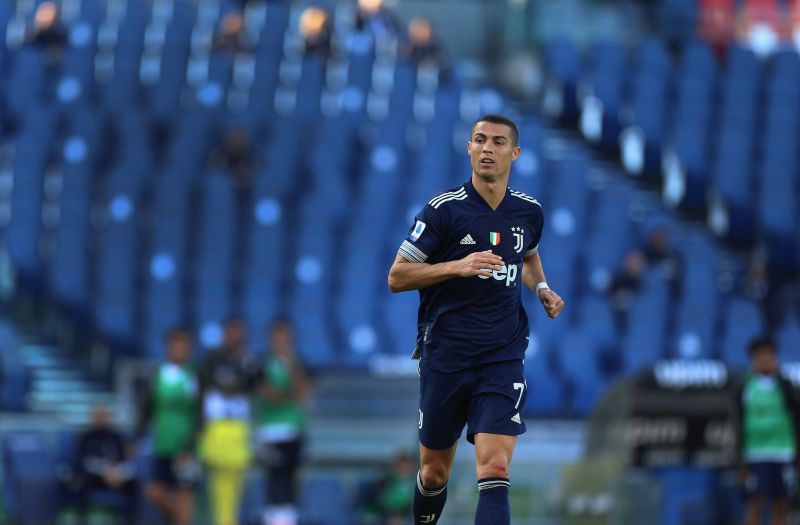 Cristiano Ronaldo in Juventus colours