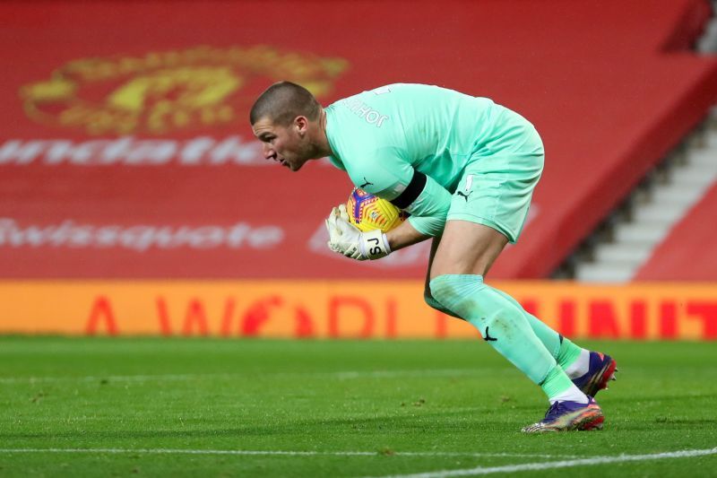 Former Manchester United goalkeeper Sam Johnstone was called into action early on in the game