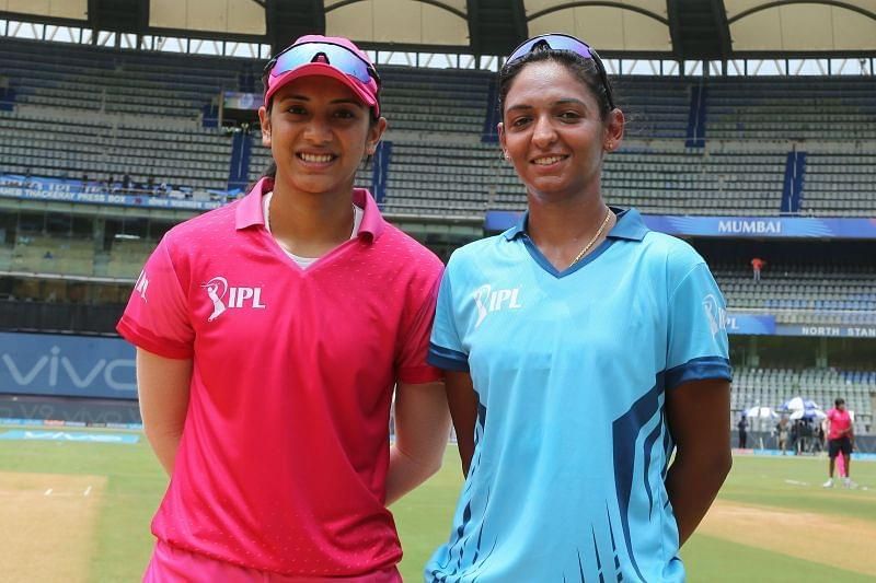 The two captains during the inaugural edition of the Women&#039;s Challenge. Image Credits - BCCI