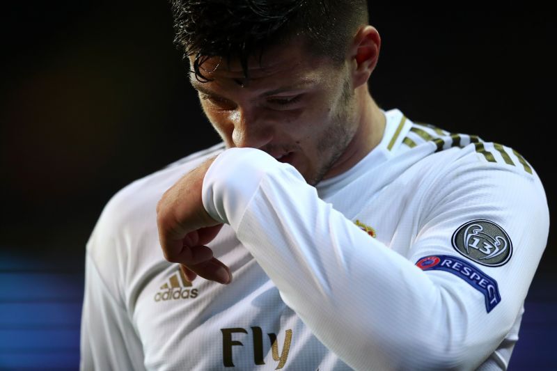 Real Madrid striker Luka Jovic