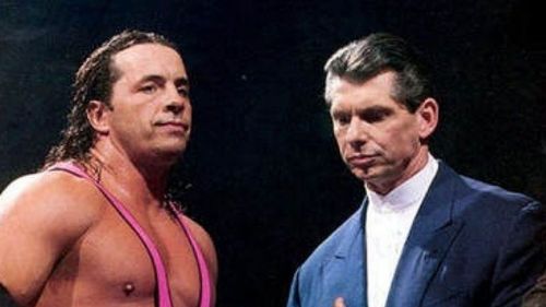 Bret Hart and Vince McMahon