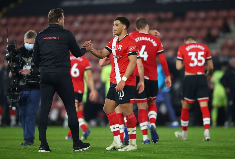 Southampton will once again look to Che Adams to lead the line in Danny Ings&#039; absence